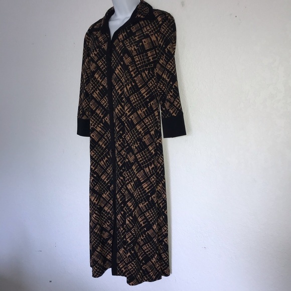 Studio1 Stretch Button Front Shirt Dress 8 - Picture 5 of 8